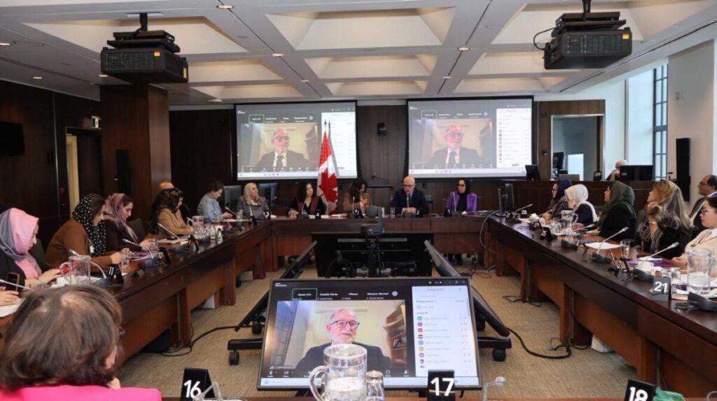 د کاناډا پارلمان د افغانستان د جنسي توپیر د پای ته رسولو نړېوال کنفرانس د کوربتوب چارې ترسره کړې