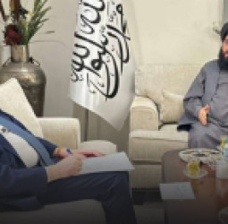 په دوحه کې د طالبانو د سفیر او د پولنډ د ځانګړي استازي لیدنه