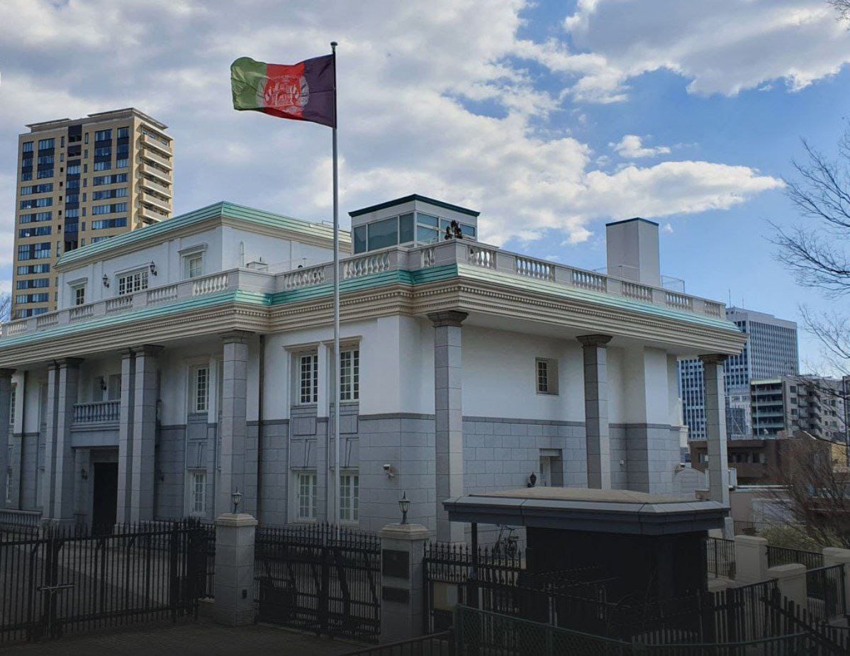 په توکیو کې د افغانستان سفارت غیرفعالېږي؛ د ټولو فعالیتونو ځنډول اعلان شول