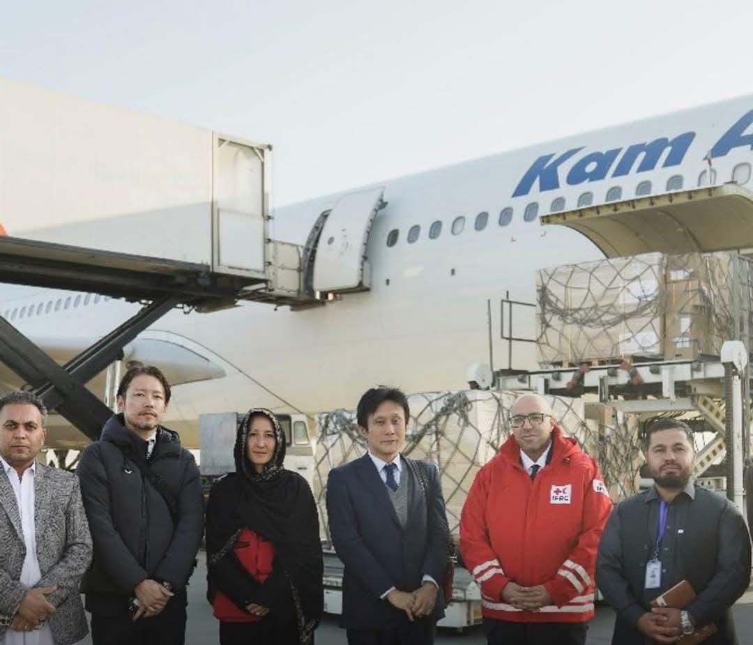 "Jaika" سازمان بیړنۍ مرستې کابل ته ورسیدې د جاپان سفارت