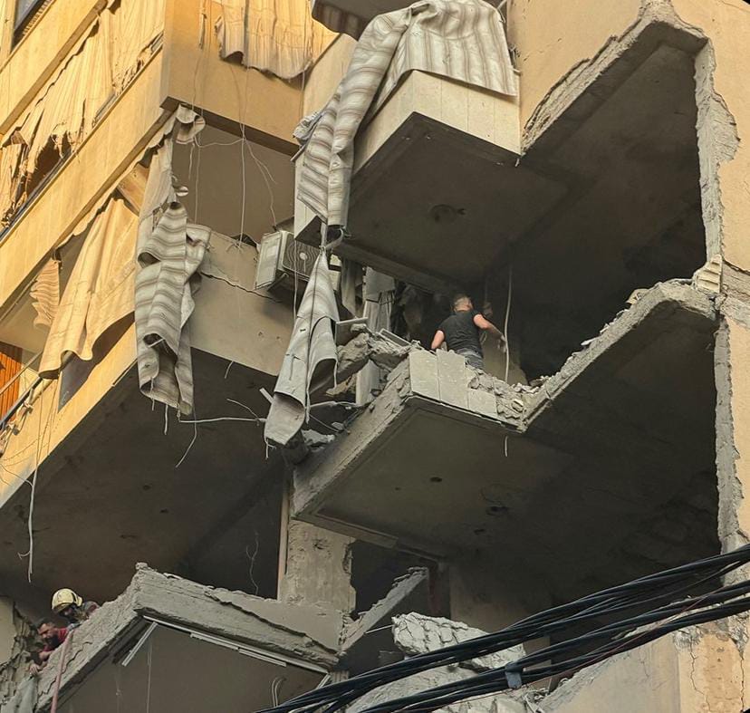 اسرایيل له میاشتو وروسته د لومړي ځل لپاره د بیروت جنوب بمبار کړ؛ د حزب‌الله د ستر درستیز هدف ګرځول شوی