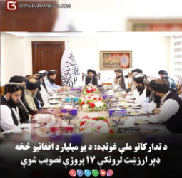 د تدارکاتو ملي غونډه: د یو میلیارد افغانیو څخه ډېر ارزښت لرونکې ۱۷ پروژې تصویب شوې