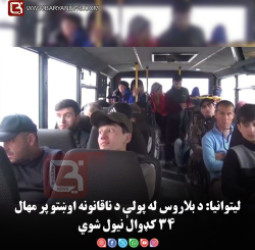 لیتوانیا: د بلاروس له پولې د ناقانونه اوښتو پر مهال ۳۴ کډوال نیول شوي