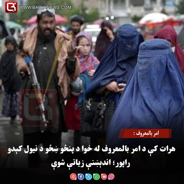 امر بالمعروف : هرات کې د امر بالمعروف له خوا د پنځو ښځو د نیول کېدو راپور؛ اندېښنې زیاتې شوې