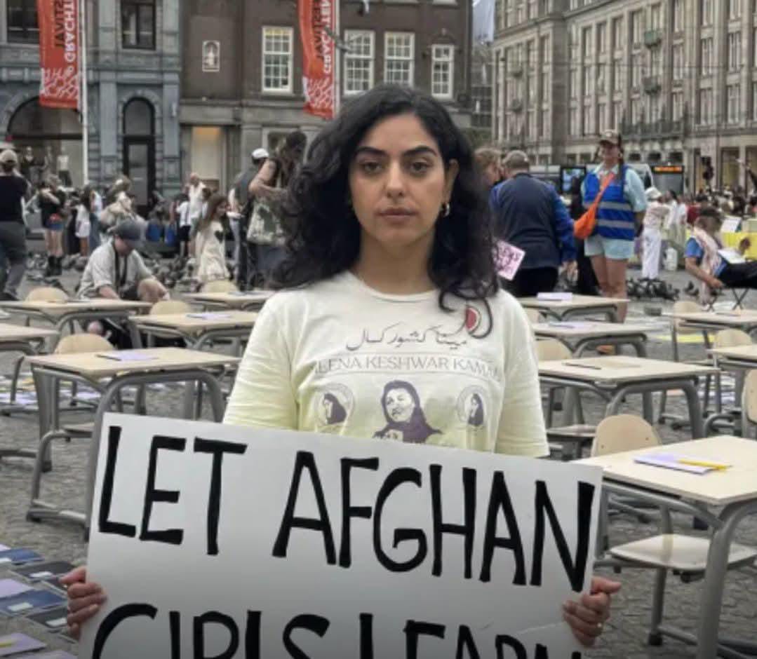 امسټرډام کې افغان مېرمنو: له طالبانو سره تعامل دې د ښځو د حقونو په بیه نه وي