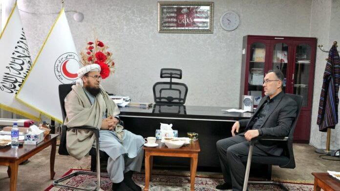 کابل –  د افغاني سرې میاشتې او د ترکیې استازي ترمنځ د روژې په میاشت کې د یتیمانو د ملاتړ په اړه خبرې