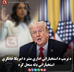 واشنګټن —  د ټرمپ د استخباراتي ادارې مشر د امریکا ځانګړې استخباراتي ډله منحل کړه