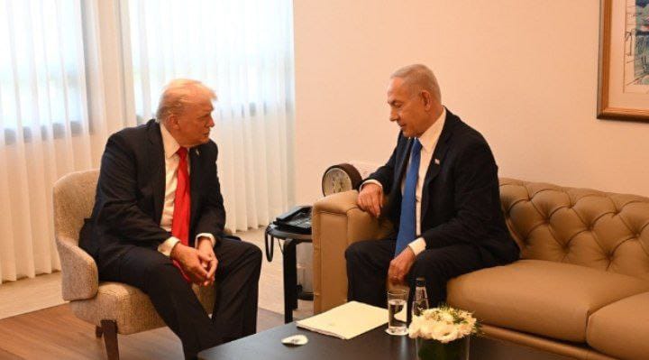 د امریکا ولسمشر ډونالد   د ټرمپ او نتانیاهو خبرې پای ته ورسېدې؛ د امریکا ولسمشر: پر ایران سره د مذاکراتو پر دوام مې ټینګار وکړ