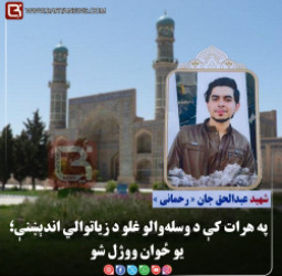 په هرات کې د وسله‌والو غلو د زیاتوالي اندېښنې؛ یو ځوان ووژل شو