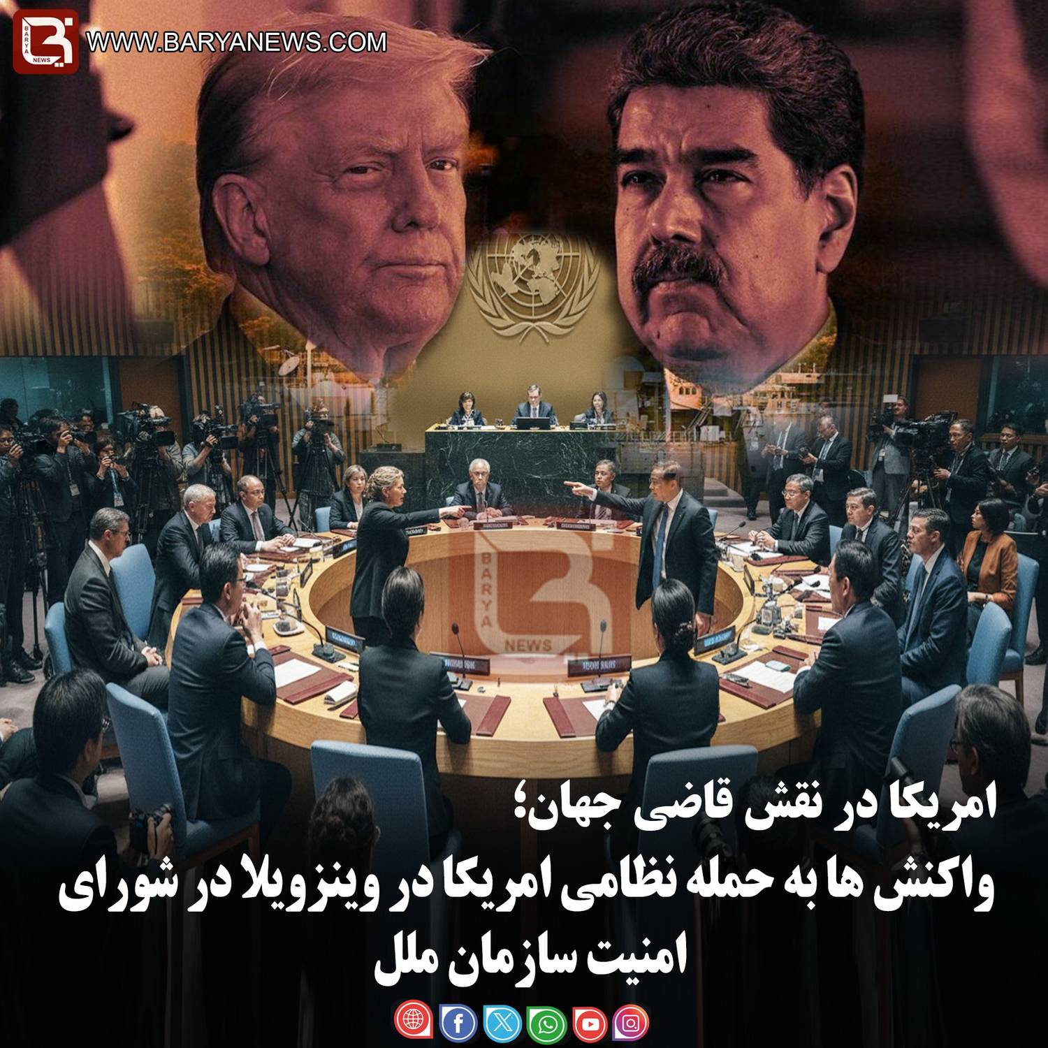 واکنش ها به حملۀ نظامی امریکا در وینزویلا در شورای امنیت سازمان ملل