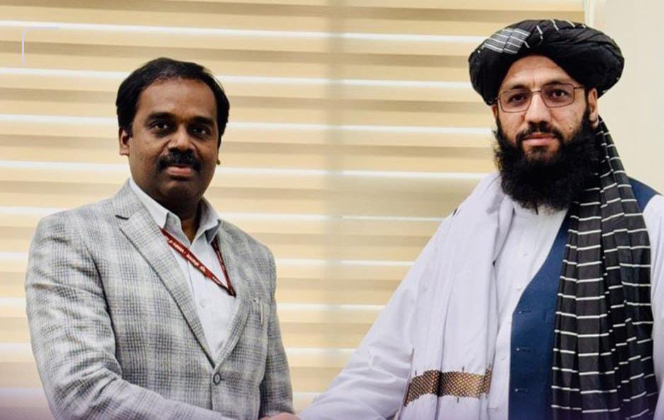 په نوي ډیلي کې د طالبانو د استازي او د هند د بهرنیو چارو د چارواکي لیدنه