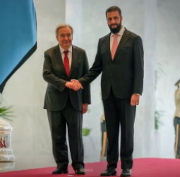 ملګرو ملتونو سرمنشي : ګوتریش له مهم پیغام سره دمشق ته ورسېد؛ نړۍ یې د سوریې د ملاتړ لپاره اقدام ته راوبلله