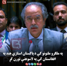 په ملګرو ملتونو کې د پاکستان استازي هند په افغانستان کې په لاسوهنې تورن کړ