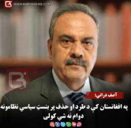 آصف دراني: په افغانستان کې د طرد او حذف پر بنسټ سیاسي نظامونه دوام نه شي کولی