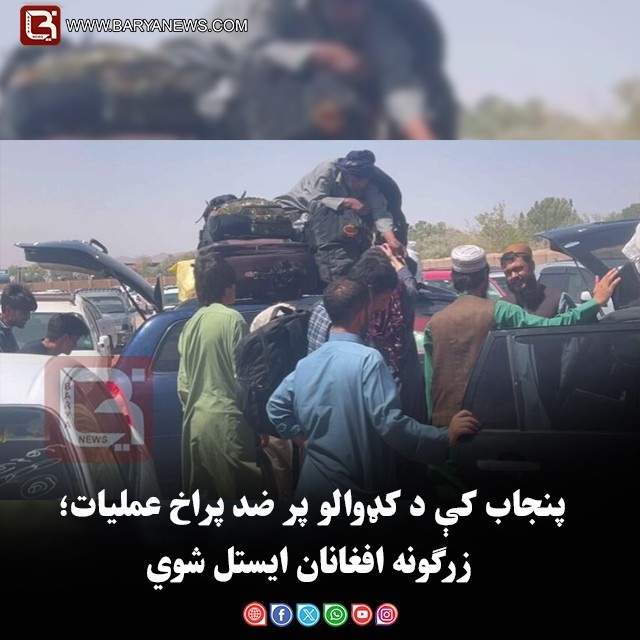 پنجاب کې د کډوالو پر ضد پراخ عملیات؛ زرګونه افغانان ایستل شوي