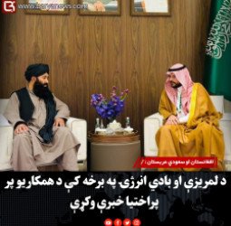 افغانستان او سعودي عربستان : د لمریزې او بادي انرژۍ په برخه کې د همکاریو پر پراختیا خبرې وکړې