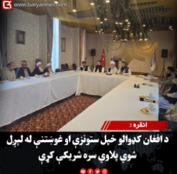 انقره : د افغان کډوالو خپل ستونزې او غوښتنې له لېږل شوي پلاوي سره شریکې کړې