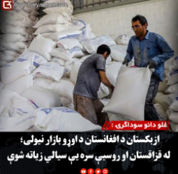 غلو دانو سوداګرۍ : ازبکستان د افغانستان د اوړو بازار نیولی؛ له قزاقستان او روسیې سره یې سیالي زیاته شوې