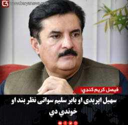 فیصل کریم کنډي: سهیل اپرېدی او بابر سلیم سواتی نظر بند او خوندي دي